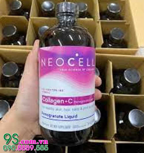 Nước Uống Collagen Lựu Neocell Collagen + C Pomegranate Liquid 473ml